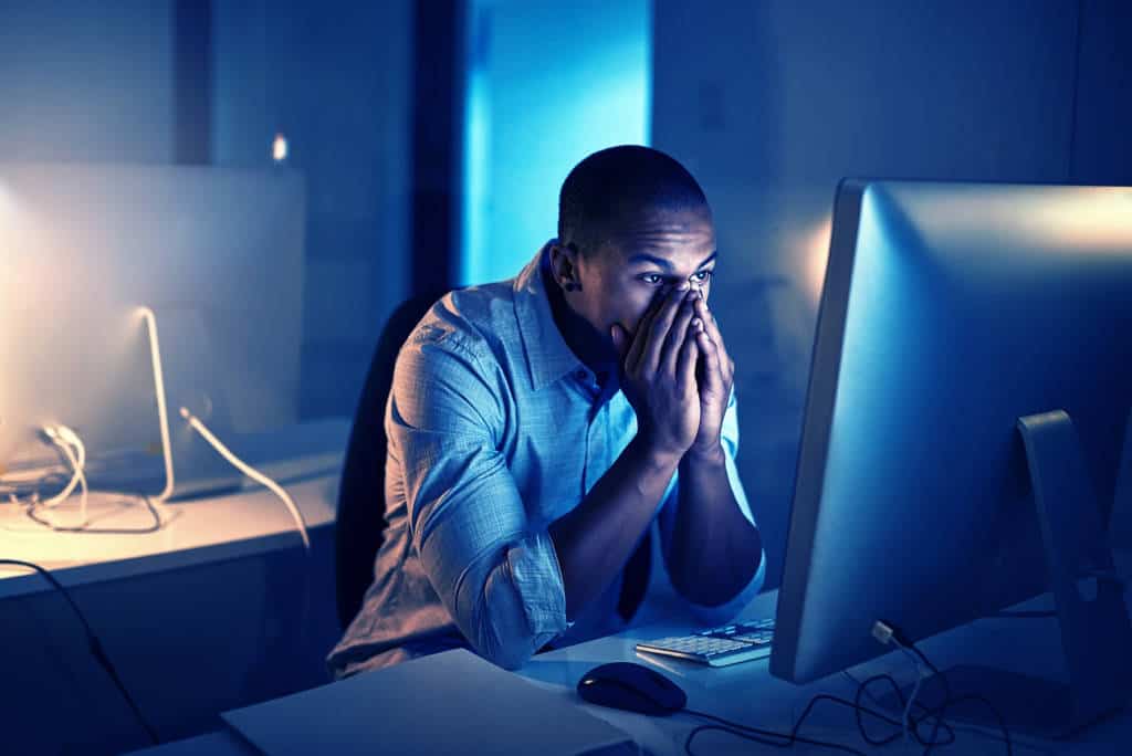 Man at computer